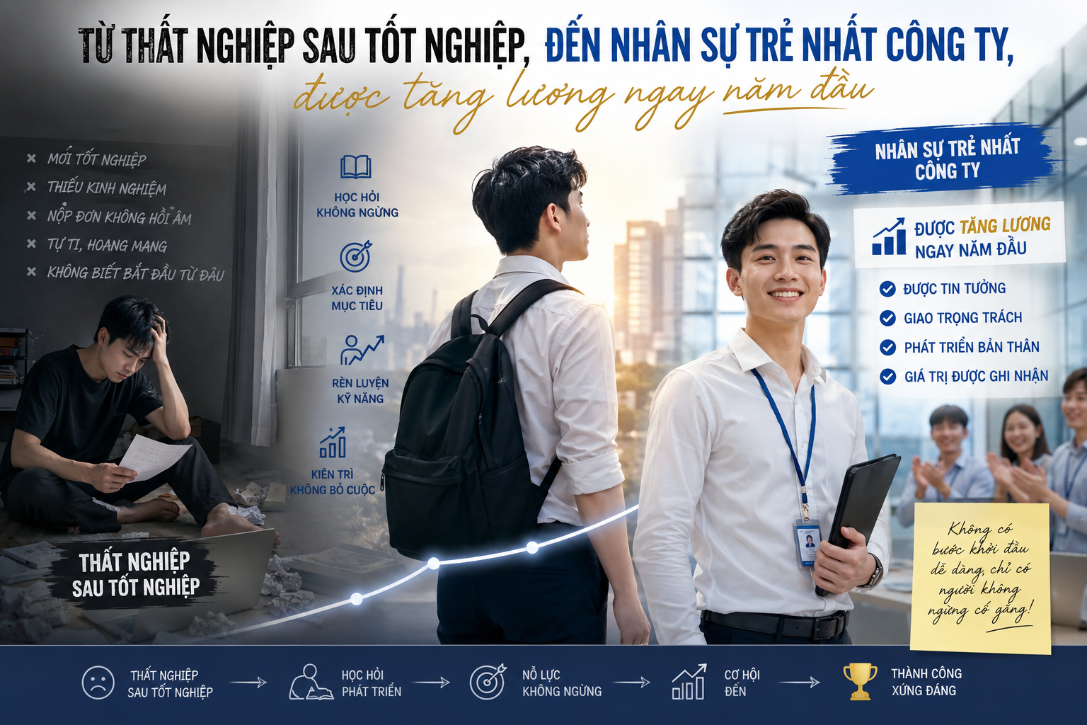 Từ thất nghiệp sau tốt nghiệp FPT đến nhân sự trẻ nhất công ty, được tăng lương ngay năm đầu